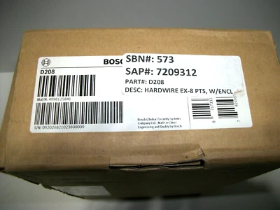NEW Bosch Zhuhai D208 POINT EXPANSION MODULE Hardwire EX-8 PTS W/ Enclosure - Image 1 of 4