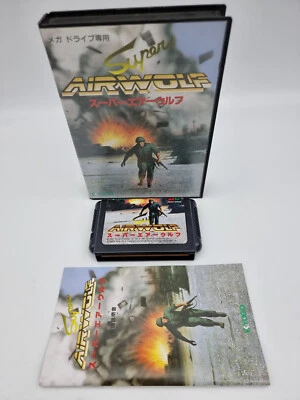 Super Airwolf Sega Megadrive Japan Used - Image 1 of 4