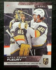 2020-21 20/21 TOPPS NOW NHL Stickers #146 Marc-Andre Fleury Vegas Golden Knights