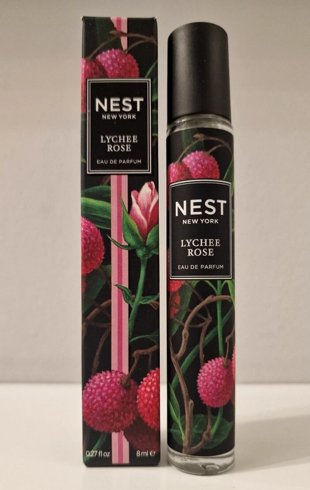~ NEW ~ NEST NEW YORK LYCHEE ROSE 8ml EAU DE PARFUM TRAVEL FRAGRANCE **BOXED** - Image 1 of 1