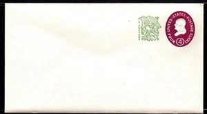 #U545 Franklin Surcharged Type 2 Stamped Envelope   - MInt - Picture 1 of 1