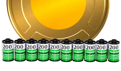 Lot of 10pcs Empty Fuji  Cassettes135 (with film tail)  - Image 1 of 4