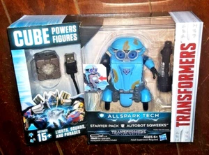 Transformers: The Last Knight -Starter Pack AUTOBOT SQWEEKS- Cube Power Figures! - Picture 1 of 3