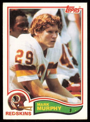 1982 Topps Football #517 Mark Murphy Washington Redskins - Image 1 of 2