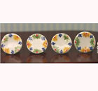 Dollhouse Miniature Set of 4 Ceramic Hand Painted Plates