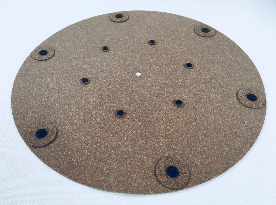 Vibes Audio Lab Turntable Cork Spot Turntable mat(for Thorens,Linn,Pro-Ject,Rega - Image 1 of 4