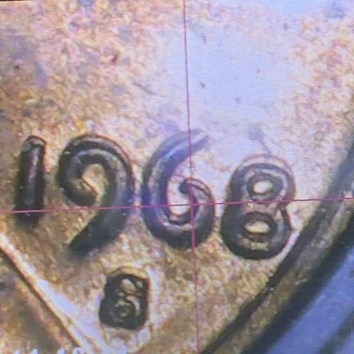 🔥1968 S error double die penny Rare 🔥🔥 - Image 1 of 4