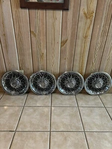 NOS OEM GM 1976-1981 Camaro Malibu Nova 14” Wire Wheel Hub Caps New Never Used!! - Picture 1 of 10