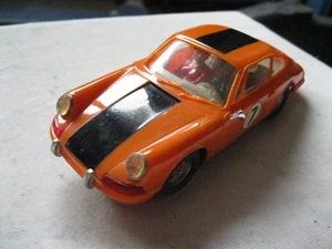 Carrera Universal 132 Porsche 911 Orange schwarzer Strfn. neues FW sehr gut - Bild 1 von 7