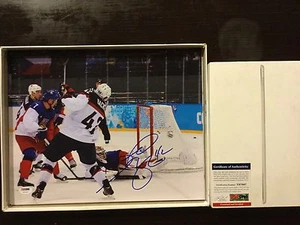 Blues David Backes Signed Team USA U.S.A 11x14 Photo PSA DNA COA Autographed a - Picture 1 of 1