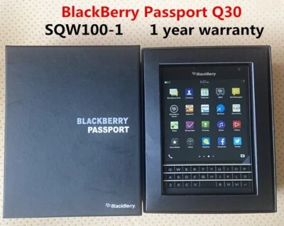 BlackBerry Passport Q30 (SQW100-1) 32GB+3GB 4G Unlocked Smartphone New Sealed - Image 1 of 4