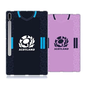 OFFICIAL SCOTLAND RUGBY 2022/23 CREST KIT SOFT GEL CASE FOR SAMSUNG TABLETS 1 - Picture 1 of 9