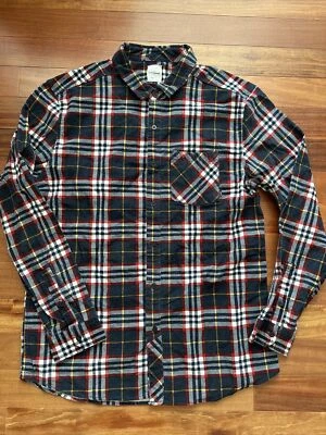 SPLIT CO. USA Courduroy Plaid Button up shirt Mens XL chest pocket - Image 1 of 4