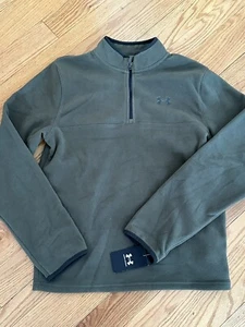 NWT Under Armour Quarter Zip Fleece Shirt Boys Size XL - Picture 1 of 3