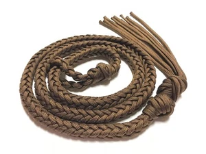 marrón oscuro sobre y debajo del látigo Paracord - Imagen 1 de 7