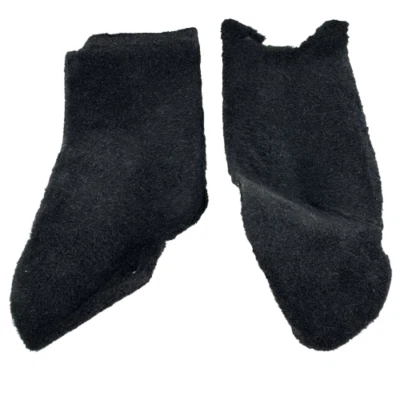 Porsche 993 911 1995-1998 reposapiés panel de retroceso forro de alfombra negro conjunto Foto 1 de 4