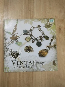 Vintaj Jewelry Technique Book - Natural Brass Jewelry Designs and Instruction - Picture 1 of 4