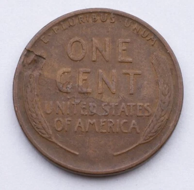 1917 年 1 克拉层压错误林肯小麦便士 - 1 美分 — 第 1/2 张图片