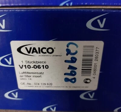 Luftfilter VAICO V10-0610 VW T4 TRANSPORTER BUS PRITSCHE  - Bild 1 von 4