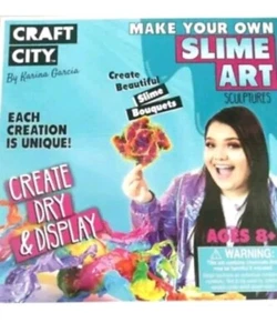 Craft City Karina Garcia zum Selbermachen Schleimkunst Skulpturen - Trocken & Display erstellen 8 Jahre - Neu - Bild 1 von 3