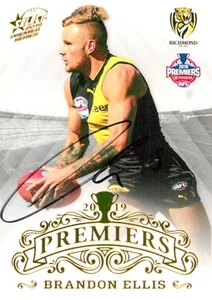 Signed 2019 Richmond Tigers AFL Premiers Card - Brandon Ellis - Bild 1 von 3