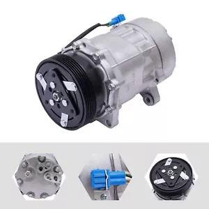AC Air Conditioner Compressor w/Clutch For Beetle Jetta Golf 1998 1999 2000 01 - Picture 1 of 18