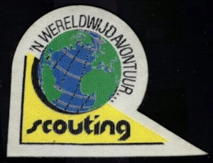 Parche Scout Países Bajos 1989 Una Aventura Mundial - Imagen 1 de 2