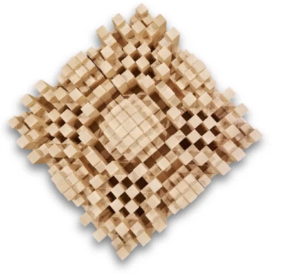 ENORME HÁGALO USTED MISMO Madera Acústica N19 QRD Skyline Difusor de Sonido Panel de Tratamiento Estudio 28" Foto 1 de 4