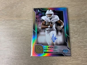 2025 Bowman University Chrome Football Jaden Nixon Refractor Auto /299 SP UCF - Picture 1 of 2