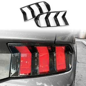 Tail Light Decorative Parts ABS Carbon Fibre Pattern For Ford Mustang 2024-2025 - Picture 1 of 11
