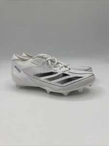 Adidas SM ADIZERO ELECTRIC FOOTBALL CLEATS White/Black IH5030 Men’s Size 13 - Picture 1 of 5