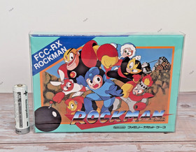 NOT A GAME CART Rockman Family Cassette Famicom Box & Storage Case Cart