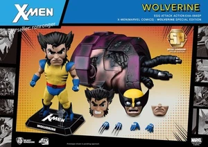 Beast Kingdom EAA-066 SP Marvel Comics Modellino Wolverine X-Men - Foto 1 di 13