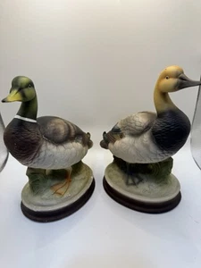 Vintage Pair Of Ceramic Ducks - Picture 1 of 5