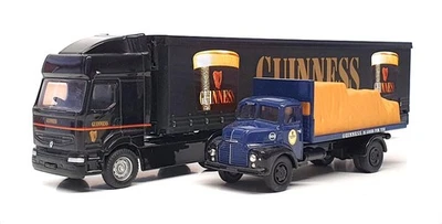 Corgi 1/64 Scale 59563 - Renault Curtainside & Leyland Comet With Load Guinness - Image 1 of 4