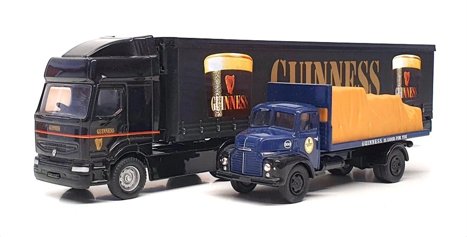 Corgi 1/64 Scale 59563 - Renault Curtainside & Leyland Comet With Load Guinness - Image 1 of 4