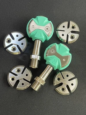 Juego de pedales Speedplay Zero Ti, Celeste, 167 g (SOLO PEDALES) y dos juegos de pajaritas Zero Foto 1 de 4