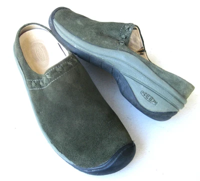 Keen Chambers Women's shoes Clogs Suede Mules Green Sz 9.5 M - Image 1 of 4