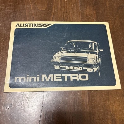 Austin Mini Metro Uso E Manutenzione 1981 - Immagine 1 di 4
