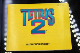 NO GAME- Authentic Manual ONLY! Nintendo NES TETRIS 2