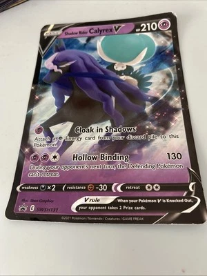 Shadow Rider Calyrex V SWSH131 SWSH: Sword & Shield Promo Cards Holo - Image 1 of 2