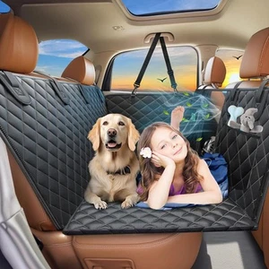 Back Seat Extender for Dogs, Dog Car Seat Cover Hard Bottom, Dog Hammock Bed ... - Picture 1 of 7