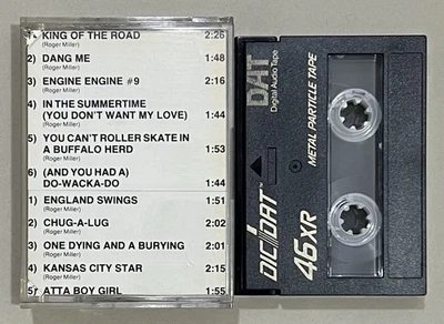 Roger Miller Golden Hits DAT Production Master Digital Audio Tape Cassette Rare - Image 1 of 2