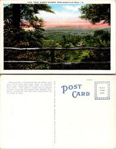 Postal de Nashville Tennessee vista desde Summit-Warner Park - Imagen 1 de 1
