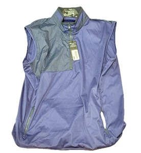 Neu mit Etikett Greyson Denali Wolf Hybridweste Herren marineblau 1/2-Reißverschluss NEU XL - Bild 1 von 5