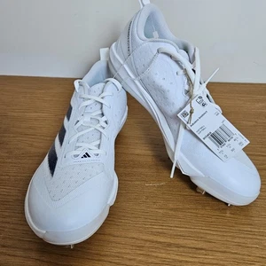 Adidas Adizero Instinct Softball Cleats White Navy Men’s Size 13 New w/ Tags... - Picture 1 of 9