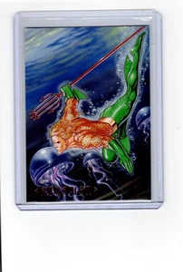 1994 SkyBox DC Comics Master Series AQUAMAN Promo Trading Card #N1 - Picture 1 of 2