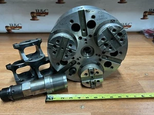 SMW 10 " AUTOBLOK  TSF-C N-925 HYDRAULIC 3-JAW CHUCK w/ BP MOUNT - Picture 1 of 11