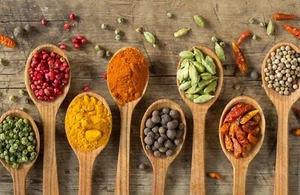 Photo Wall Mural-SPICES OF THE WORLD-(5614)-NON WOVEN-Wallpaper-Food Colour XXXL - Picture 1 of 1
