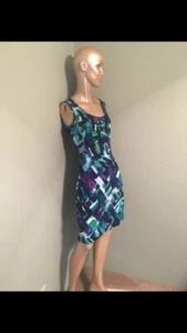 DRESS, CALVIN KLEIN, SIZE 6, MULTI-COLOR - Picture 1 of 4